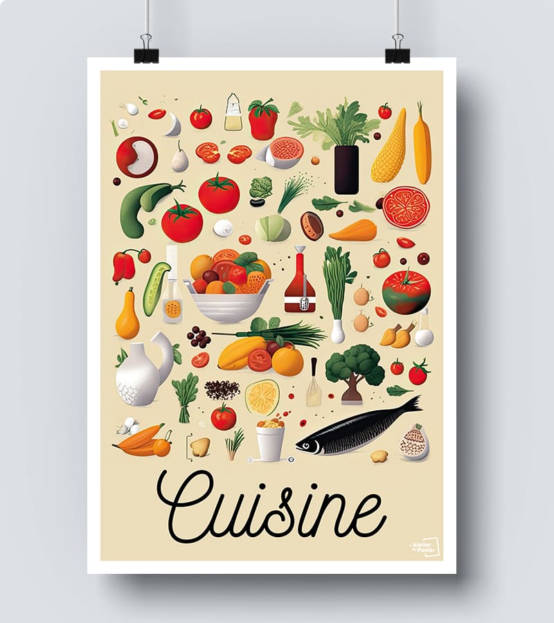 Affiche Récipient Cuisine