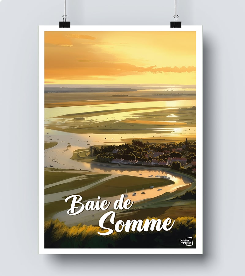 Affiche Baie de Somme – L'Atelier du Poster