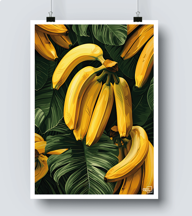 Affiche Bananes