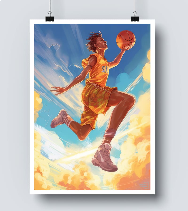 Affiche Basket – L'Atelier du Poster
