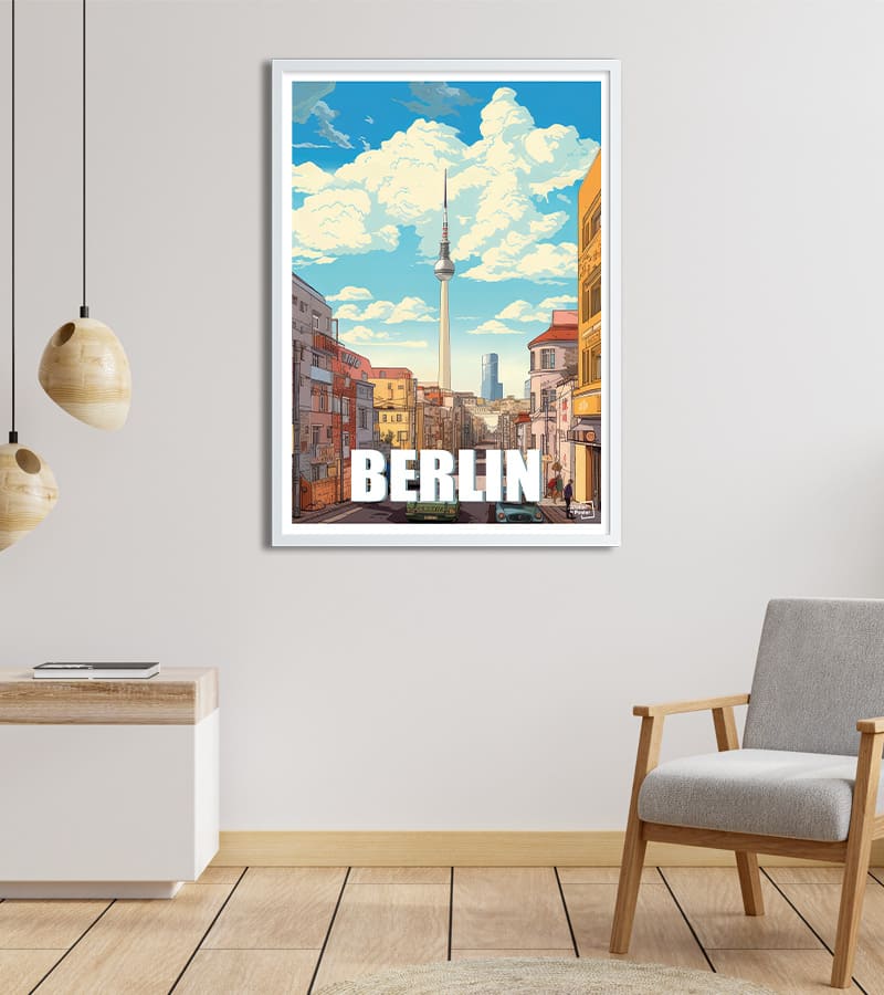 Poster Berlin Allemagne