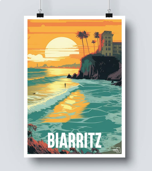 Affiche Biarritz