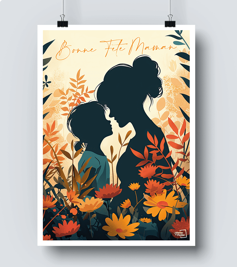 Affiche Bonne Fête Maman