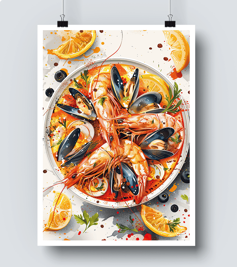 Affiche Bouillabaisse