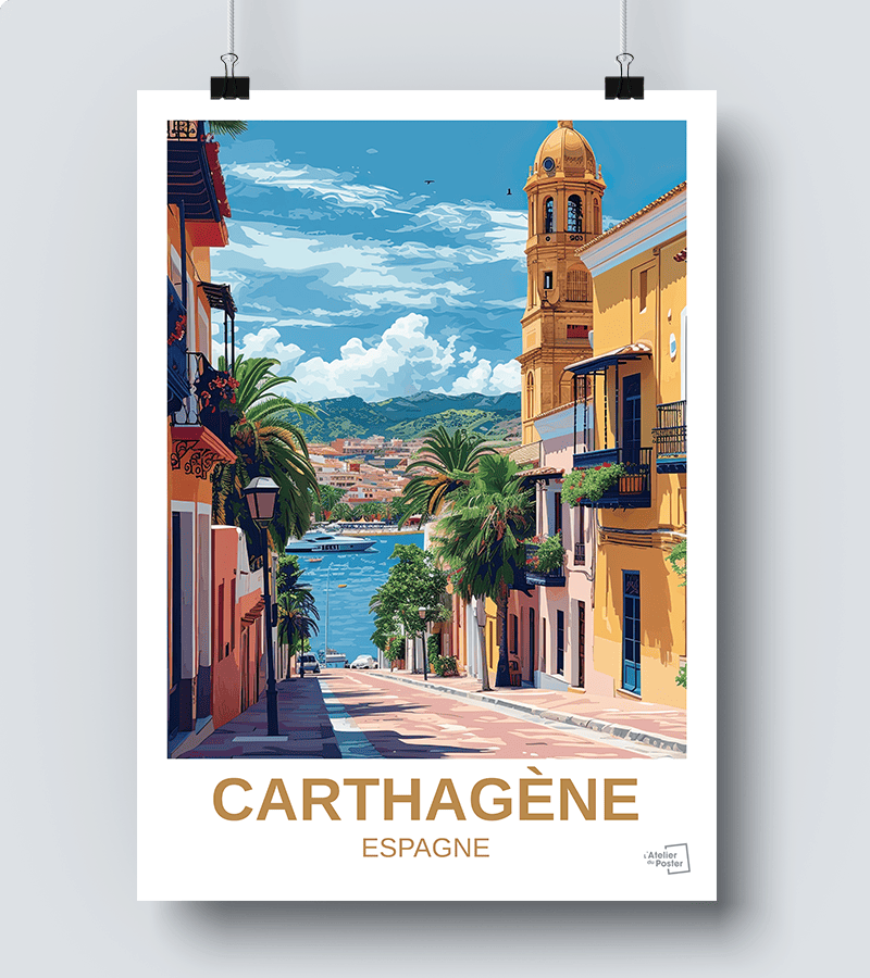 Affiche Carthagène - Espagne