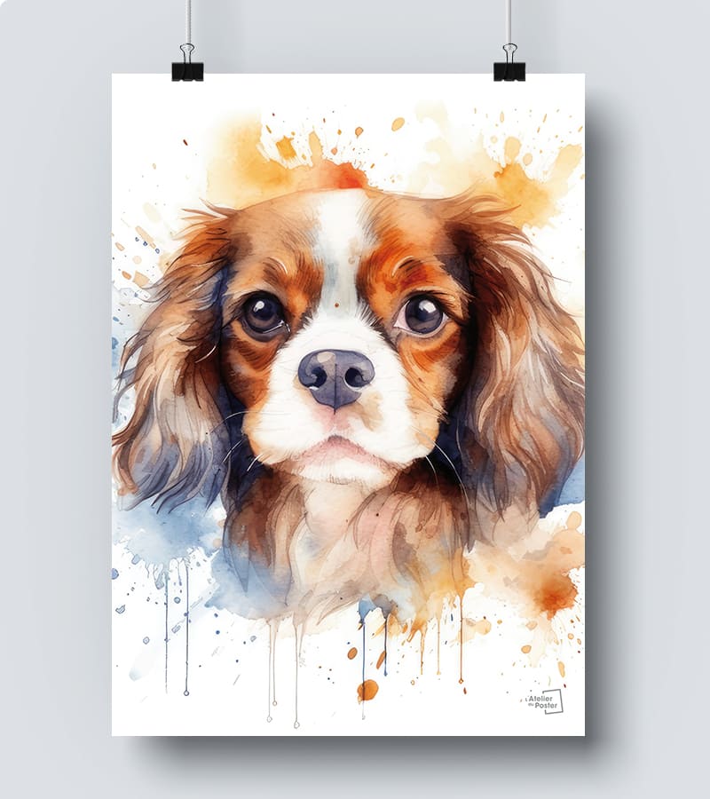 Affiche Cavalier King Charles