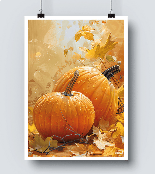 Affiche Citrouilles