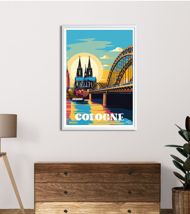 poster Cologne - Allemagne