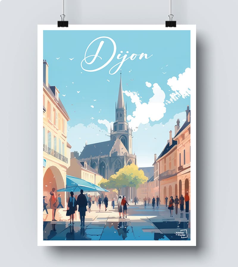 Affiche Dijon L Atelier Du Poster affiche-dijon-l-atelier-du-poster