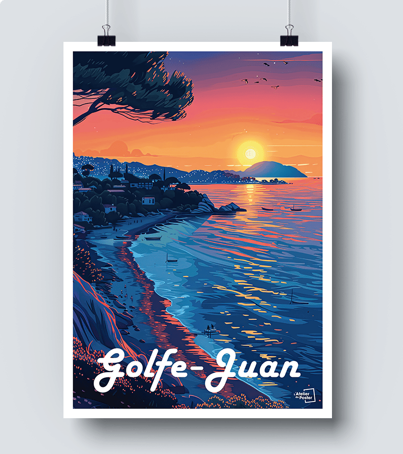 Affiche Golfe Juan
