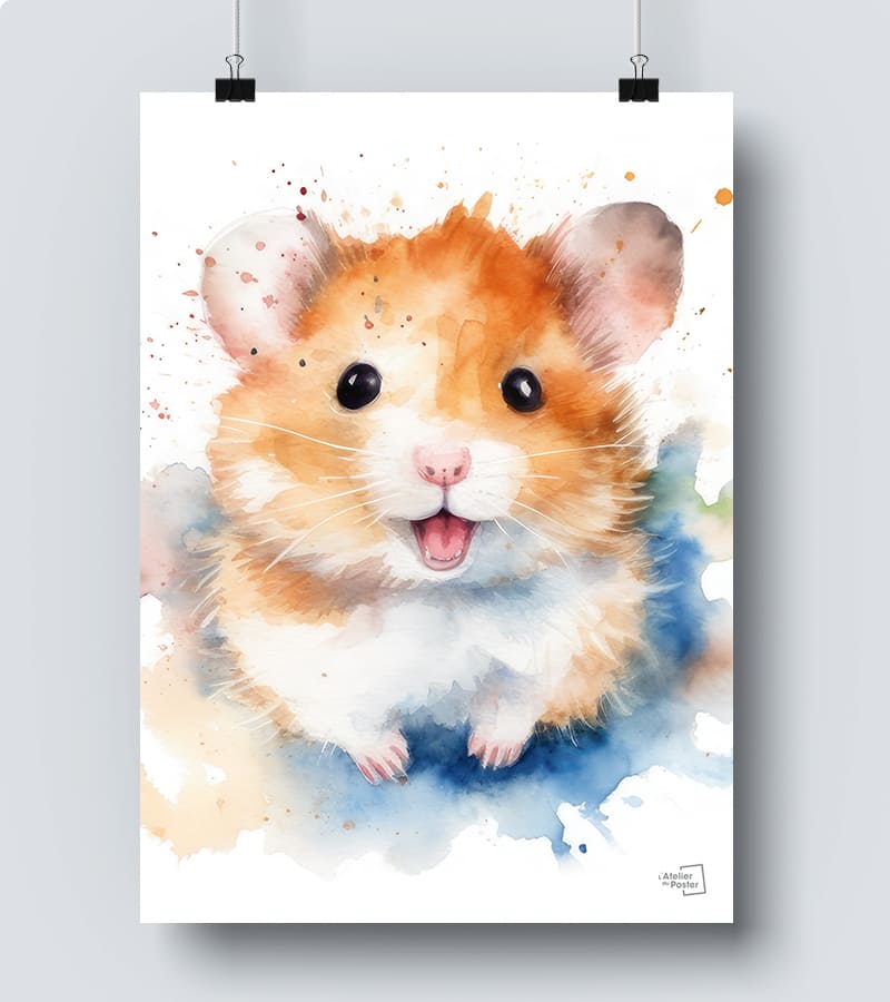 Affiche Hamster