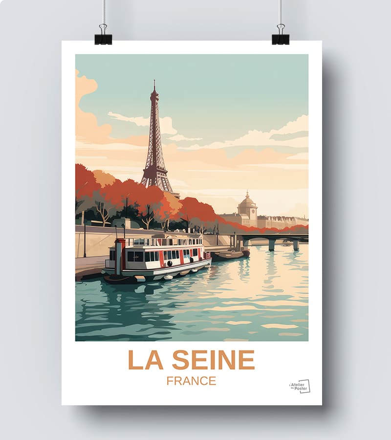 Affiche la seine paris