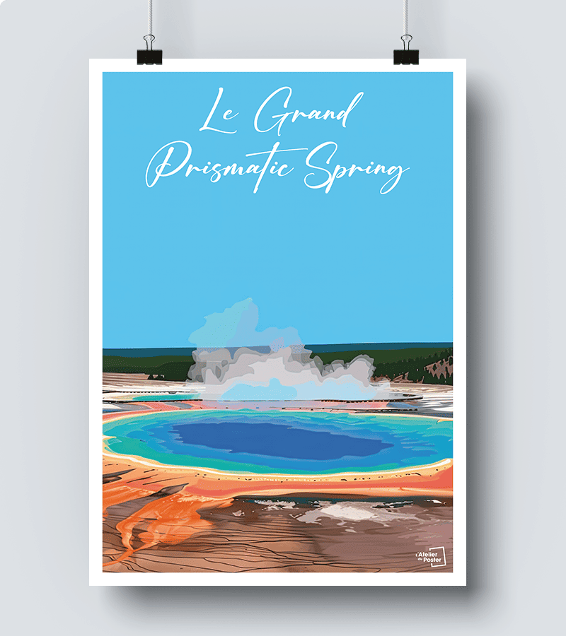 Affiche Le Grand Prismatic Spring
