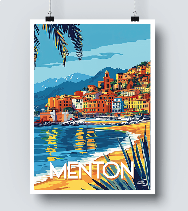 Affiche Menton