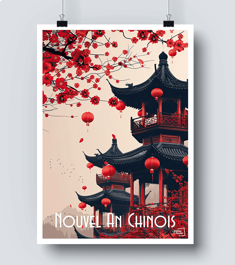 Affiche Nouvel An Chinois