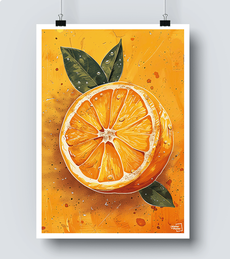 Affiche Orange