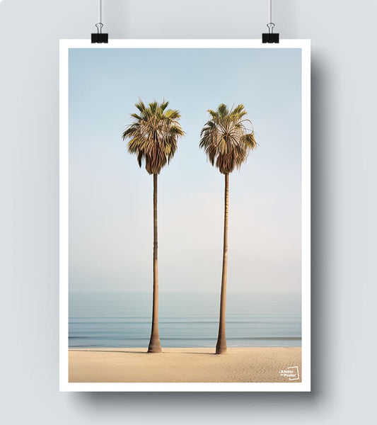 Affiche Duo de Palmiers - Photographie