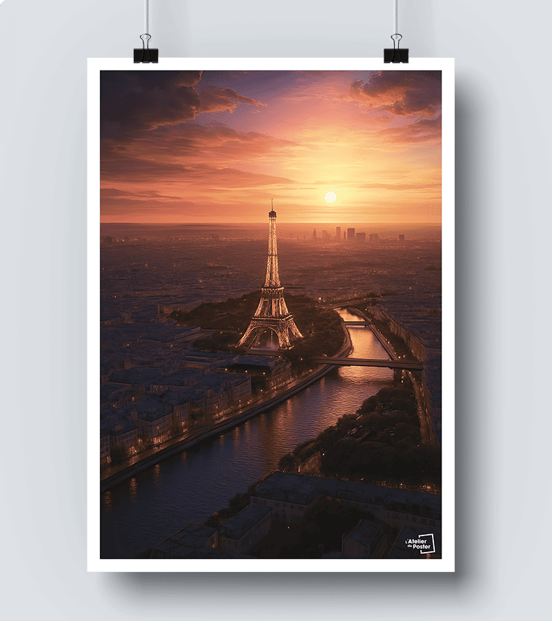 Affiche Panorama de Paris