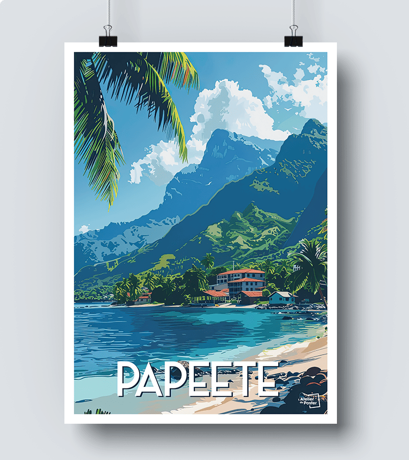 Affiche Papeete