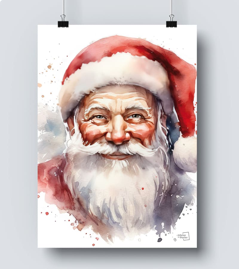 Affiche Père Noël noel