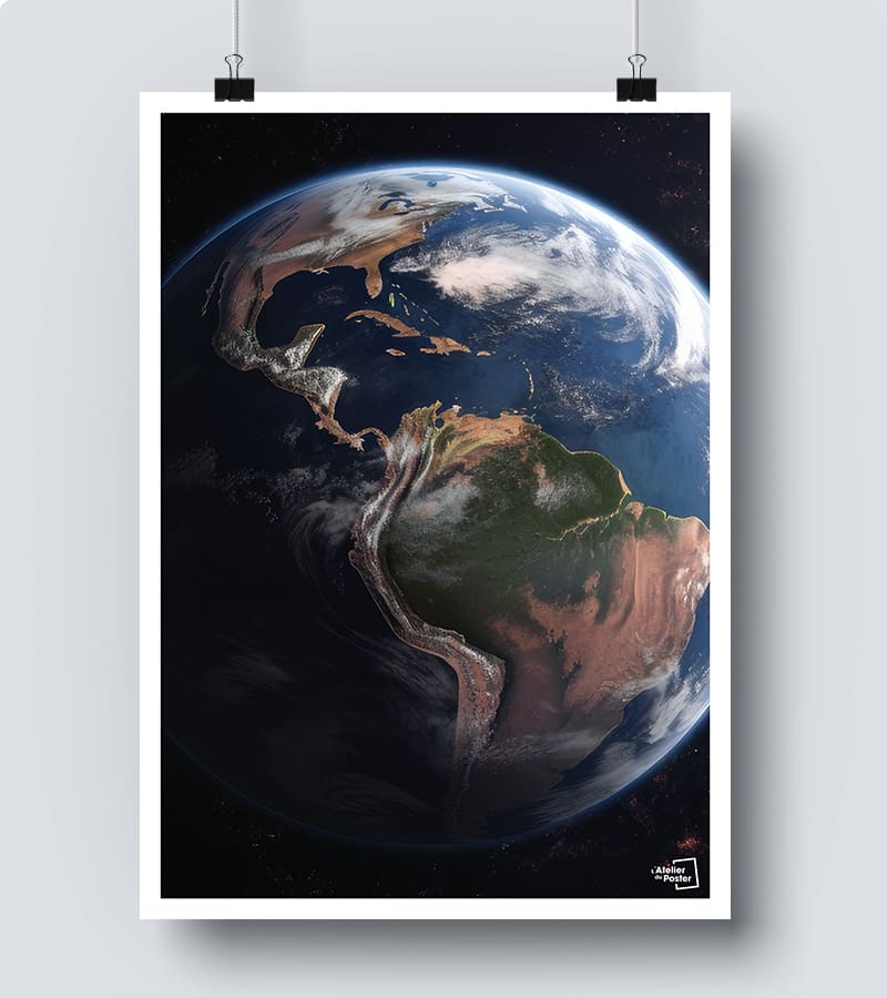Affiche La planète bleue