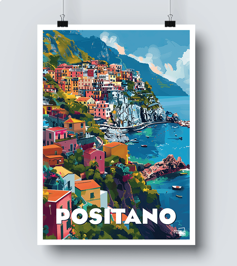 Affiche Positano