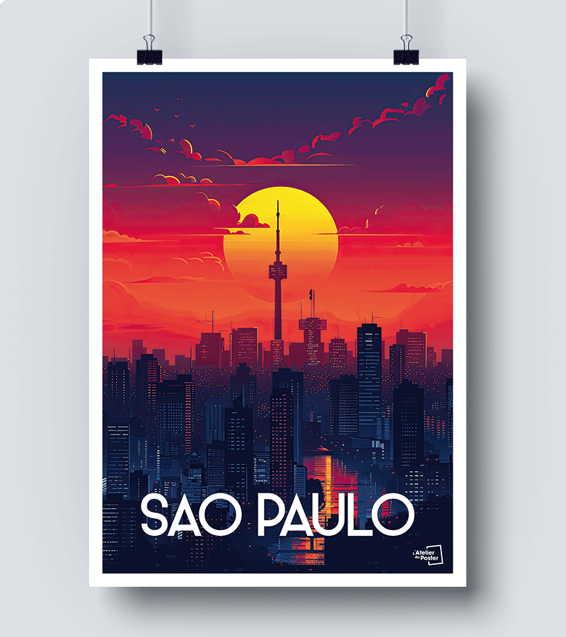 Affiche Sao Paulo