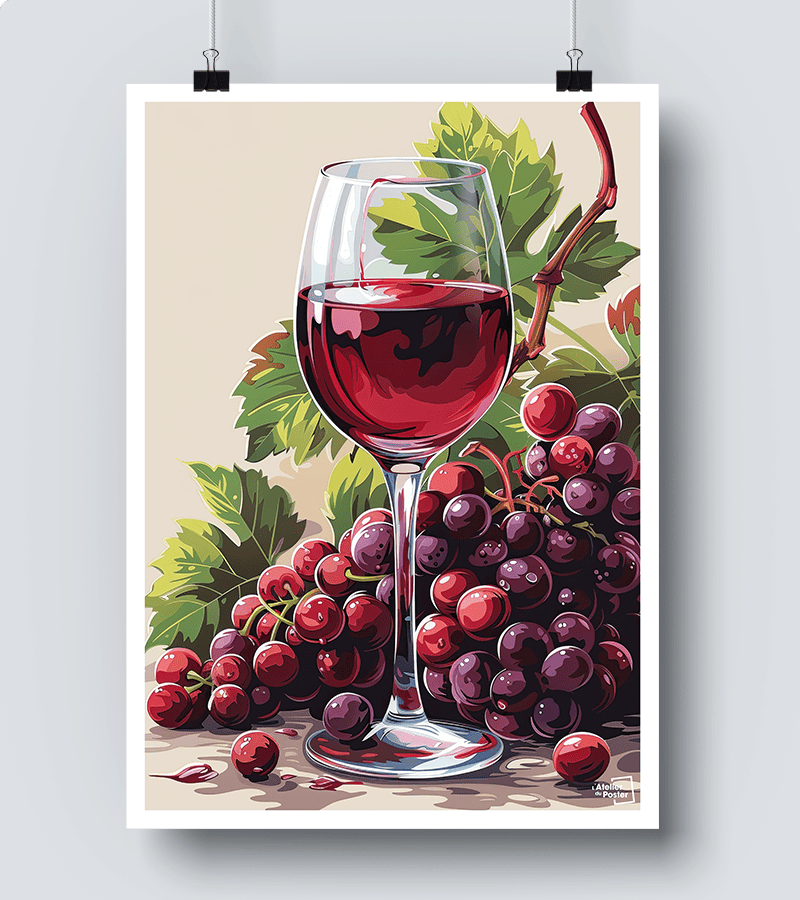 Affiche Red Wine