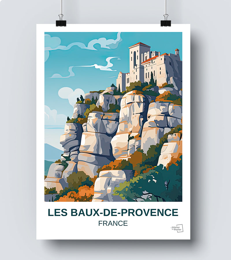 Affiche Baux-de-Provence