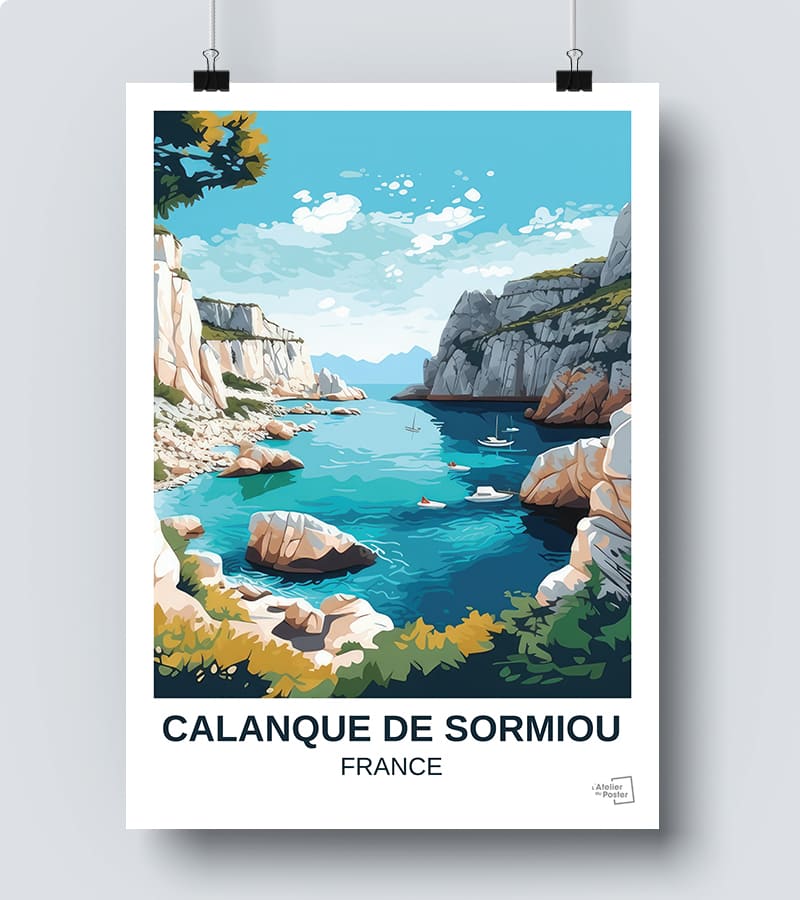 Affiche Calanque de Sormiou