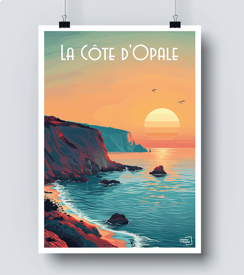 Affiche La Côte d Opale