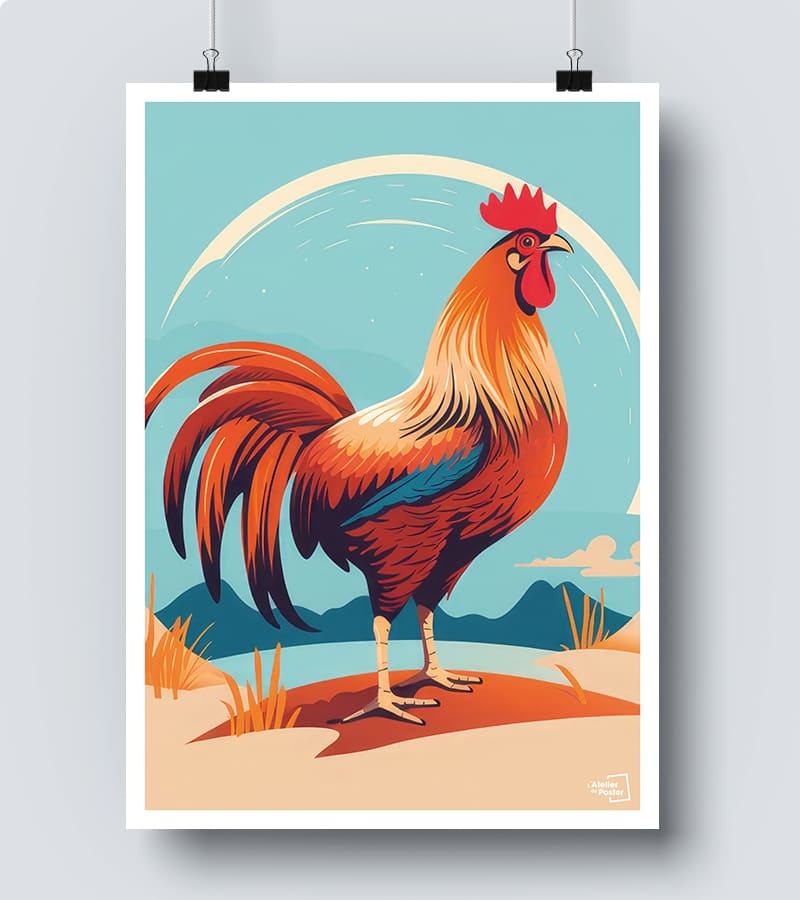 Affiche Coq