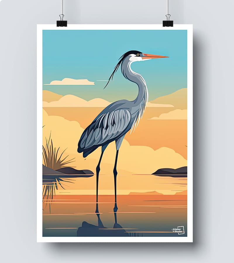 Affiche H ron L Atelier Du Poster Affiche H ron L Atelier Du Poster