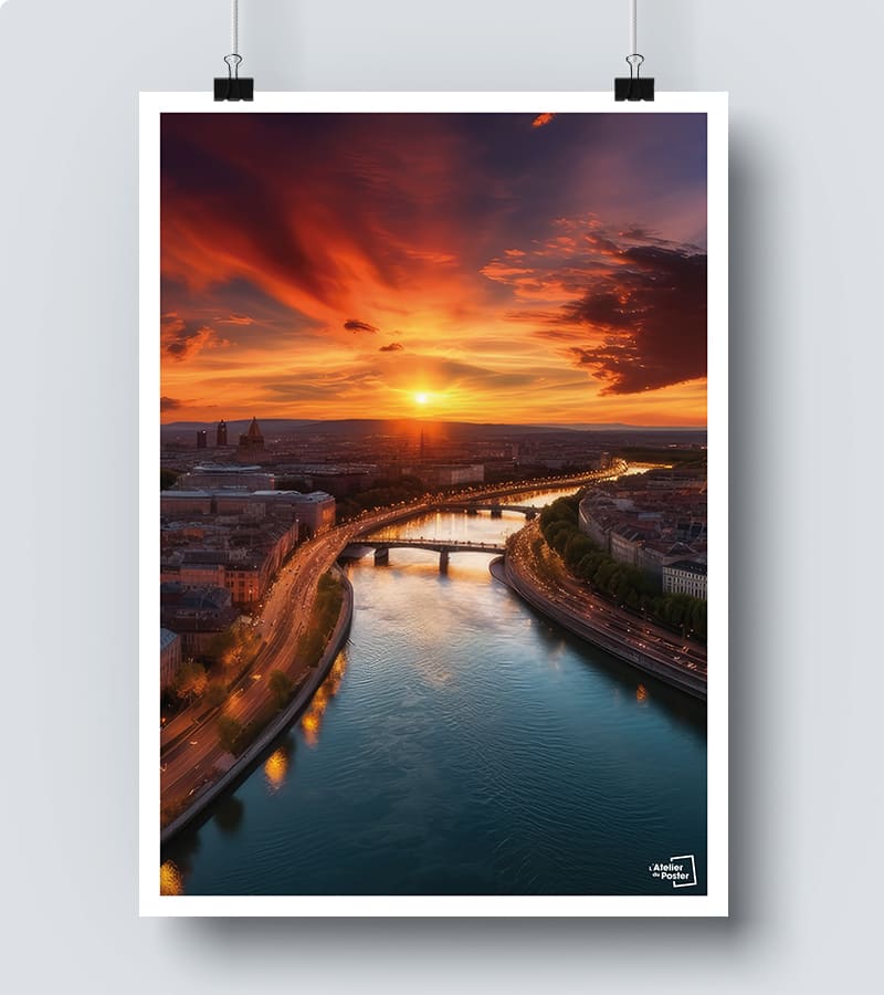 Affiche Panorama Bordeaux