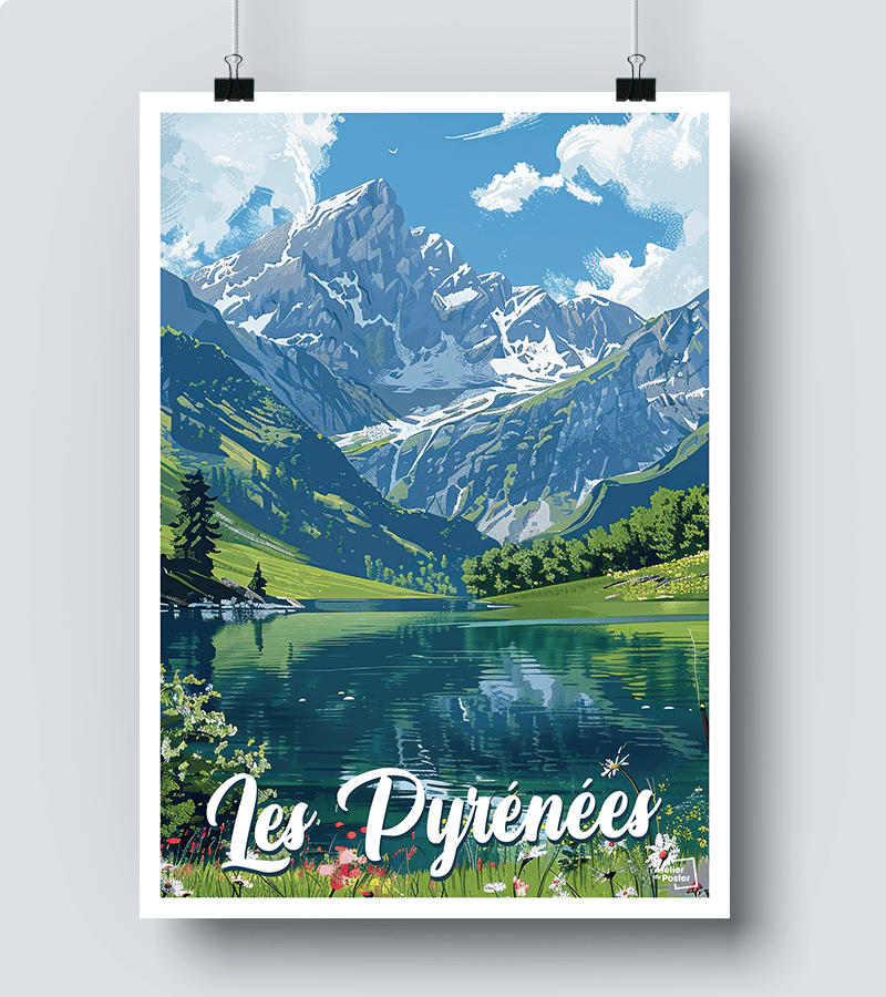 affiche Les Pyrénées