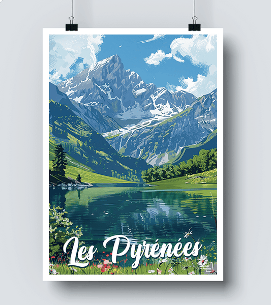 affiche Les Pyrénées