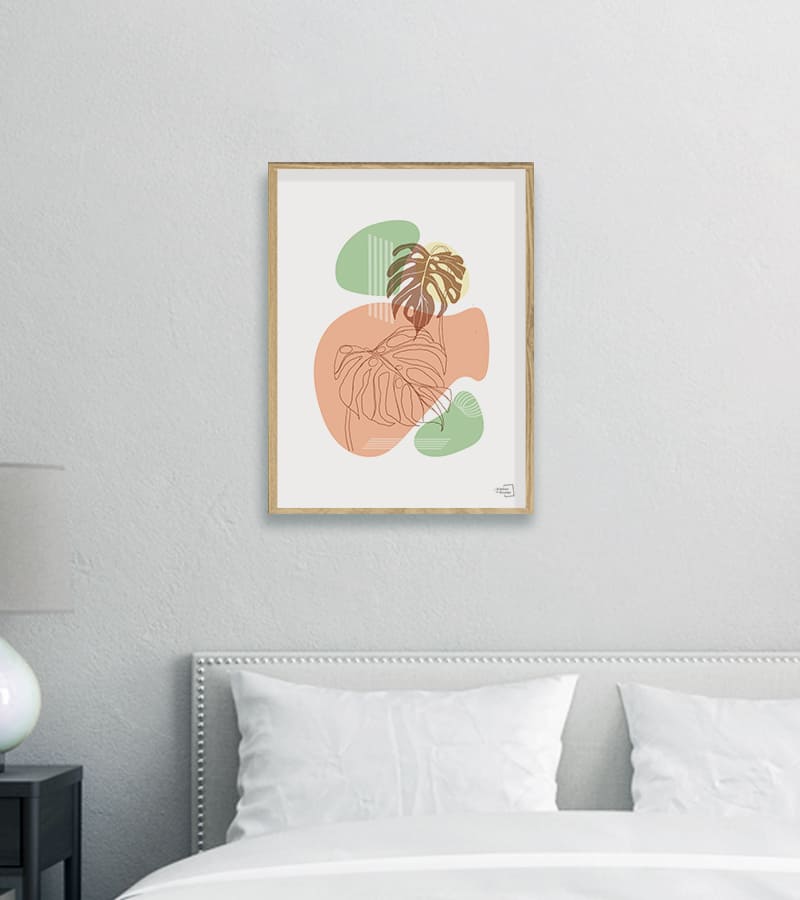 cadre en chene bois fin