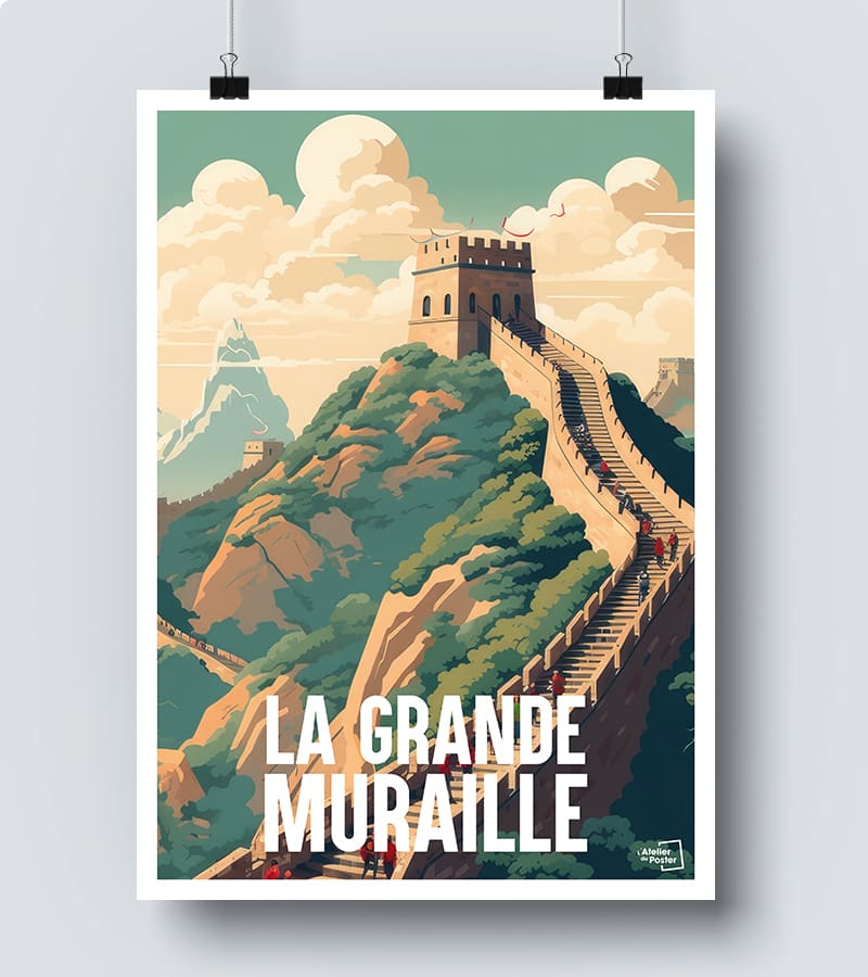 Affiche Grande Muraille de Chine