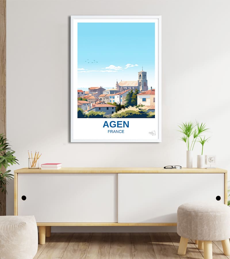 poster ville Agen