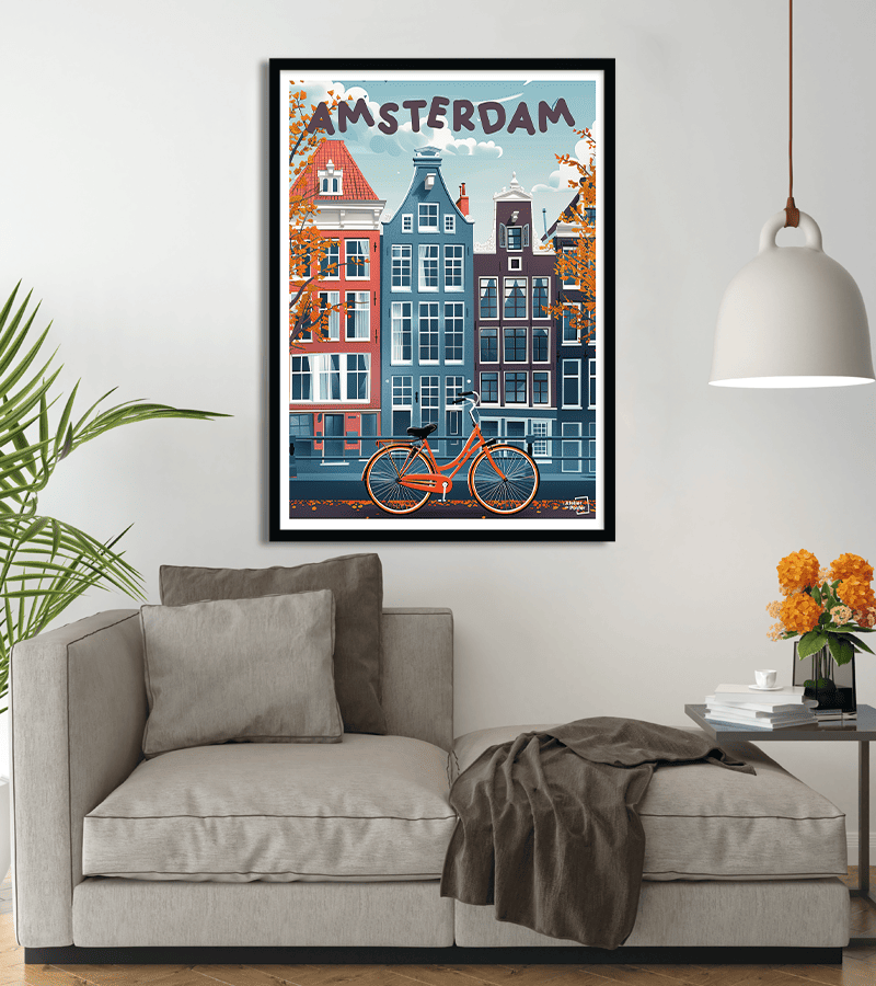 poster Amsterdam Vélo