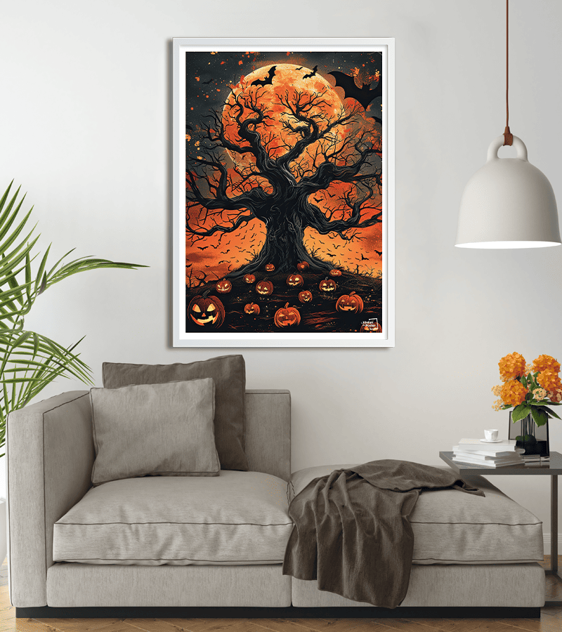 poster Arbre aux Citrouilles