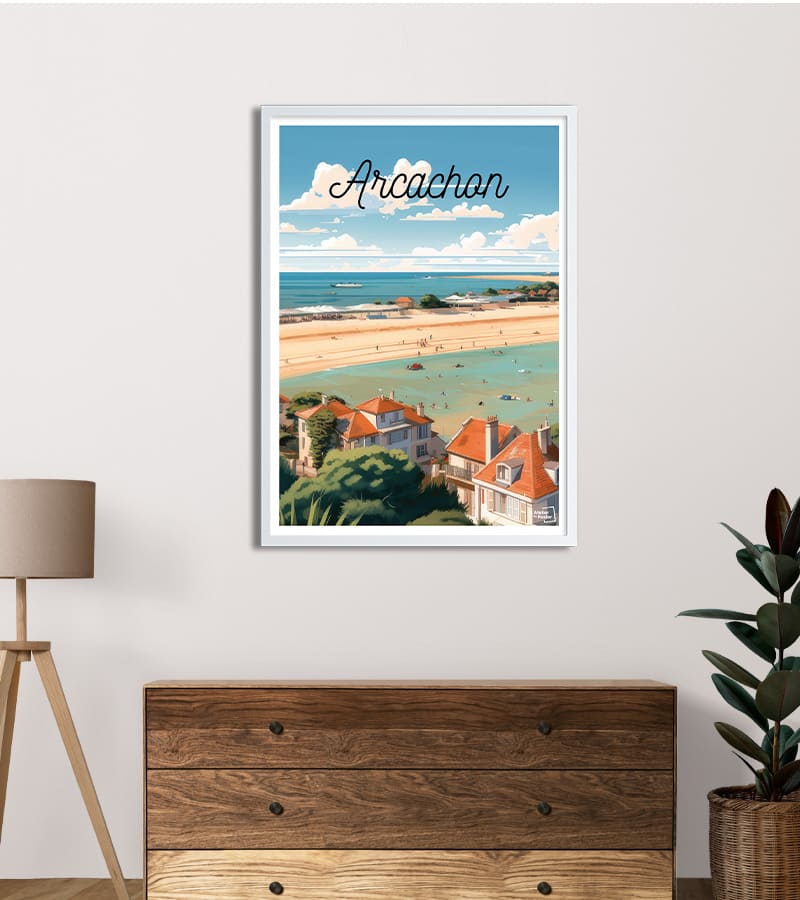 Poster bassin d'arcachon