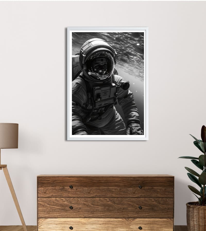 poster Apesanteur Noir et Blanc
