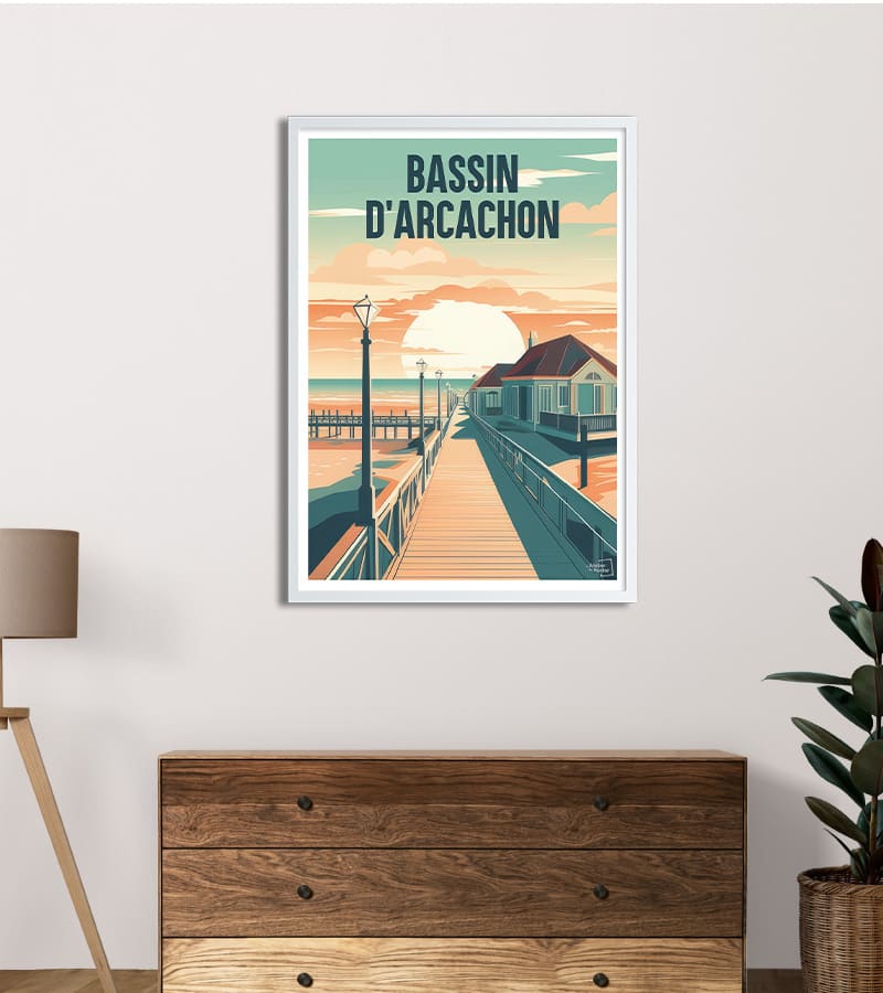 Poster Bassin d'Arcachon