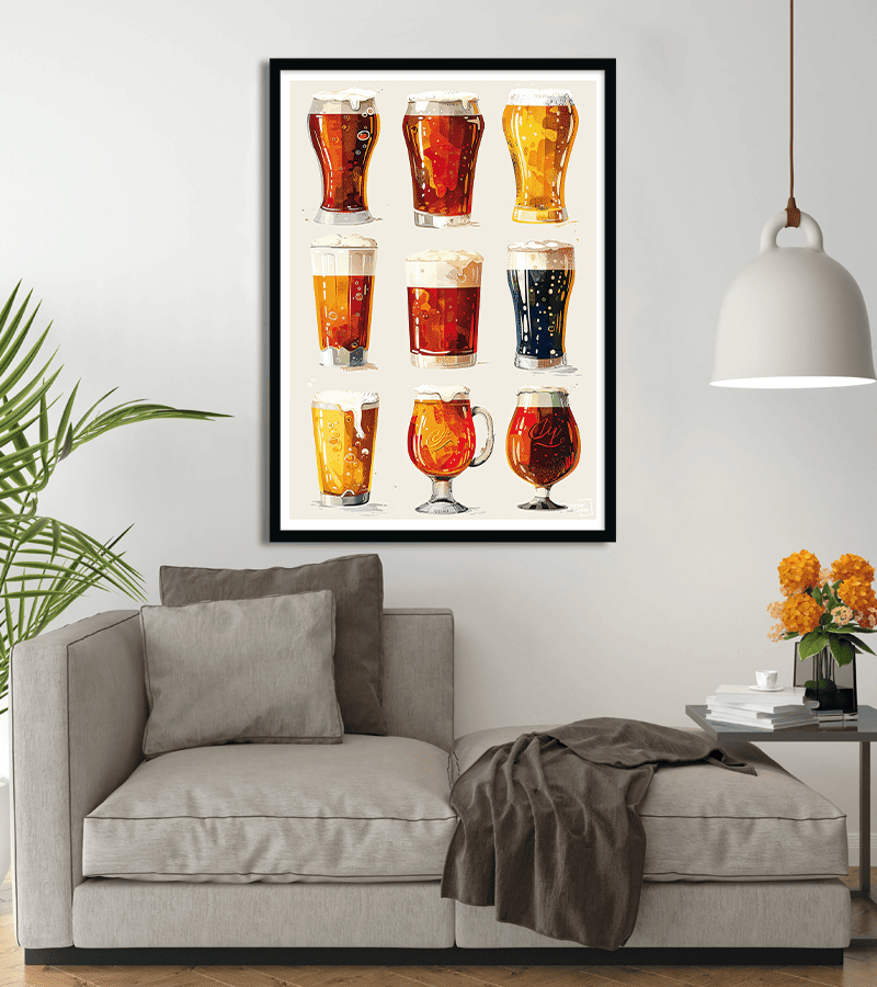 poster Selection de bières