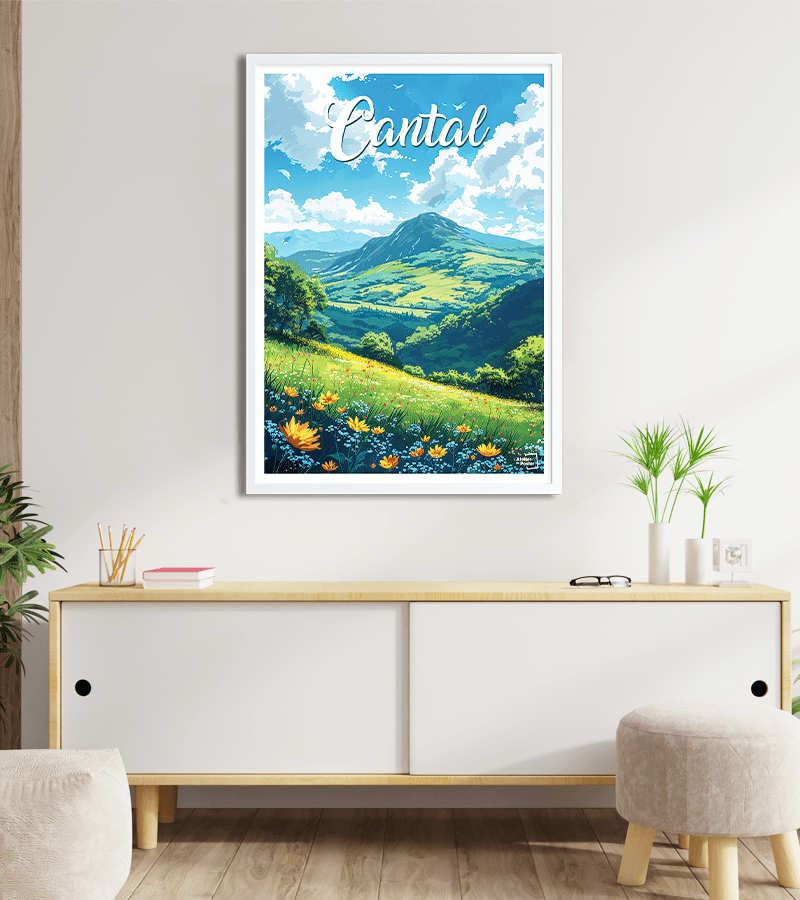 poster
Cantal vintage