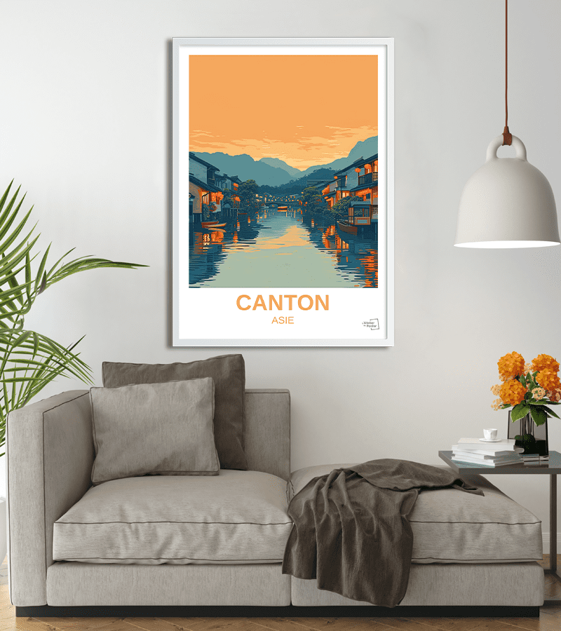 poster Canton - Chine