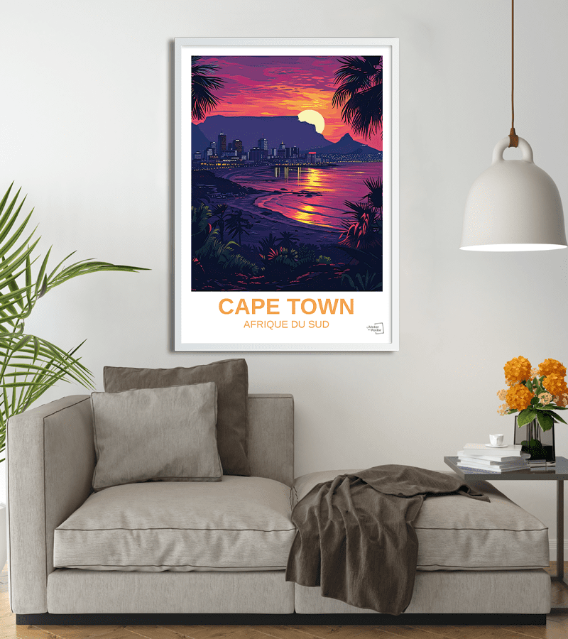 poster Cape Town - Afrique du Sud
