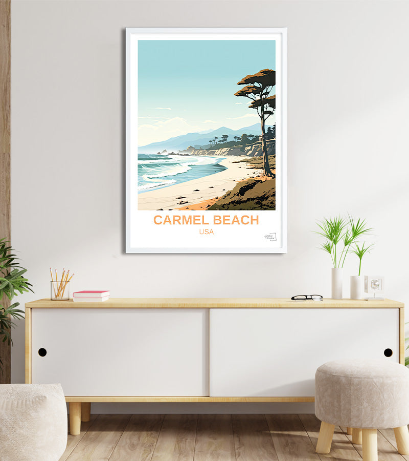 poster Carmel Beach