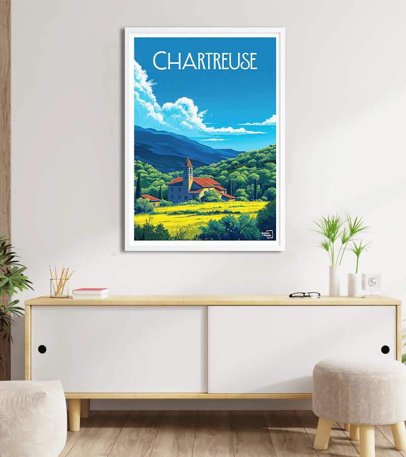 poster Chartreuse vintage
